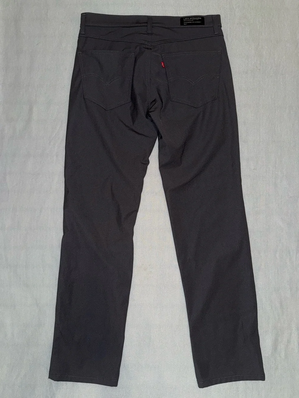 Levi’s 511 Slim Tech Movement Pants, Charcoal Gray, Size 31x30 - Picture 13 of 14